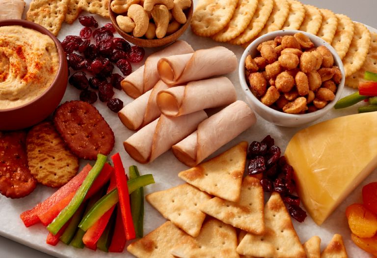 Meat and cheese cracker spread