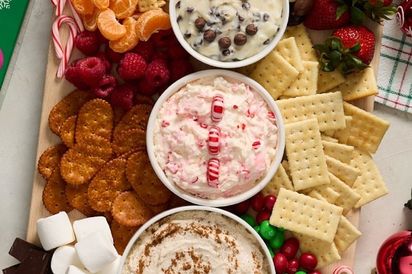 sweet dessert holiday themed dips